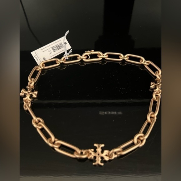 TORY BURCH• Roxanne Chain Short Necklace - Picture 10 of 15